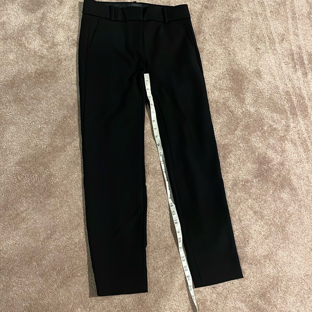 J Crew Cameron black pants size 0 25” inseam